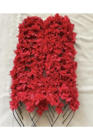 Red Bridesmaid Crown 10 Pieces - Eylülhome