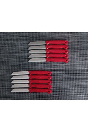 Red Glitter Fruit Knife 10 Pieces MYM021 - Solingen