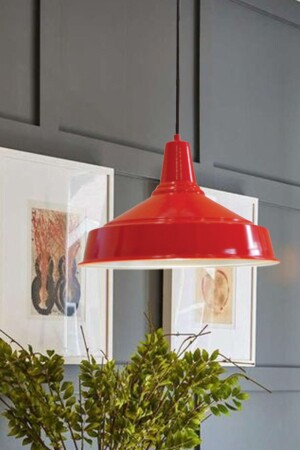 Red Noble Single Chandelier Retro Pendant Lamp Restaurant Hairdresser Salon Kitchen Chandeliers Lamp RSA2013XXXX04 - Bamyum