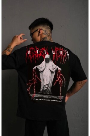 Red Vaxma Oversize Tshirt - Pasage