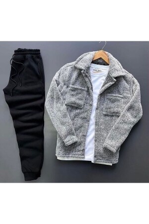 Redblack Fleece Cardigan And Tracksuit Bottom Set Ppea - Rbc