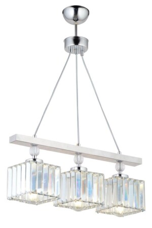 Redbud 3-teiliger Chrom-K-01-Kronleuchter - İstanbul Avize