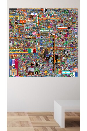 Reddit R/place-Leinwanddruck, Elraenn Twitch-Leinwanddruck, Reddit Defense Line-Leinwanddruck DB-C0955 - BiTablom