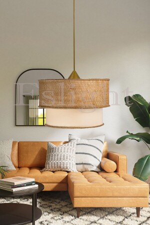 Redro Wicker Single Pendant Lamp Chandelier Eh02 ES-PS09 - Eslight