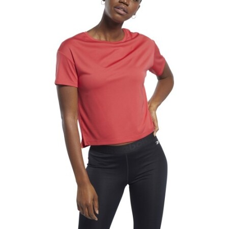 Reebok Damenbluse Wor Comm Poly Tee Pink - Reebok