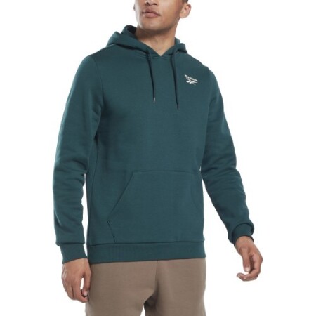 Reebok Erkek Sweatshirt, Sol Göğüs Logolu, Yeşil HJ9939 - Reebok