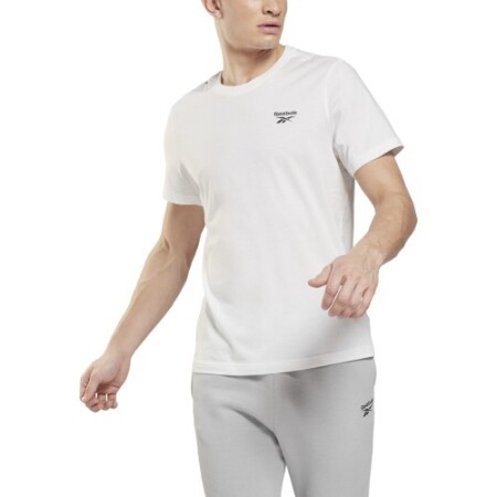 Reebok Erkek Tişörtü, Sol Göğüs Logolu, Beyaz HG4443 - Reebok