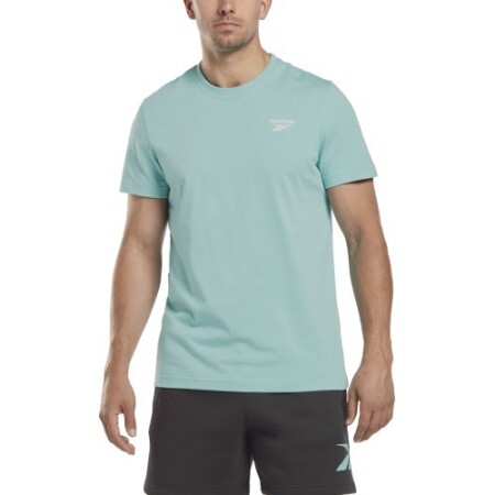 Reebok Herren T-Shirt Ri Logo auf der linken Brust Blau HH8310 - Reebok
