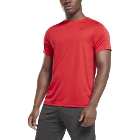 Reebok Herren T-Shirt Wor Ss Tech Tee Rot HK4445 - Reebok