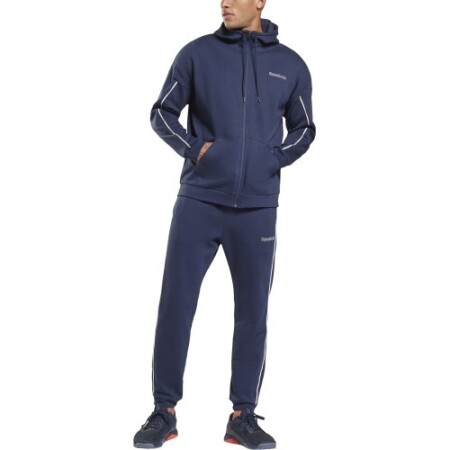 Reebok Herren-Trainingsanzug Te Piping Flc Track Blau - Reebok