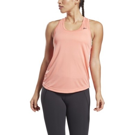 Reebok Kadın Bluz US Perform Fileli Bej Mercan Rengi - Reebok