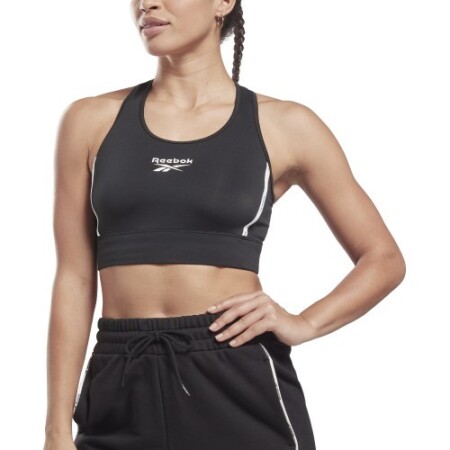 Reebok Kadın Spor Sütyeni, Kenar Süslemeli, Siyah Bralet HD2818 - Reebok