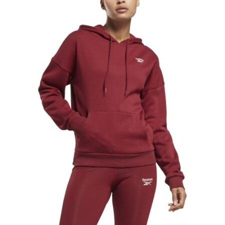 Reebok Kadın Sweatshirt Ri Fleece Kapüşonlu Bordo HN6862 - Reebok