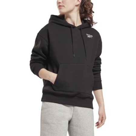 Reebok Kadın Sweatshirt Ri Polar Kapüşonlu Siyah - Reebok