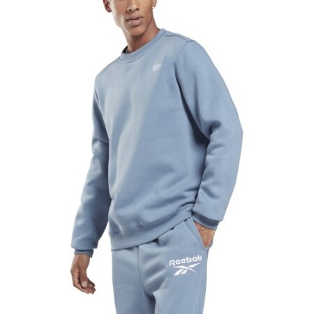 Reebok Men's Sweatshirt Ri Fleece Crew Blue - Reebok
