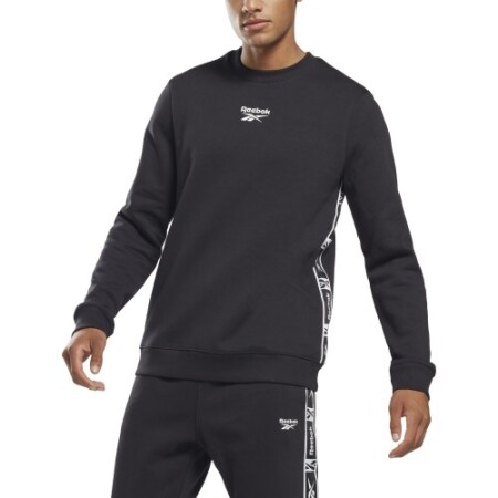 Reebok Men's Sweatshirt Ri Tape Crew Black HB5974 - Reebok