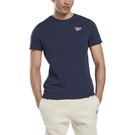 Reebok Men's T-Shirt Ri Left Chest Logo Blue HJ9930 - Reebok