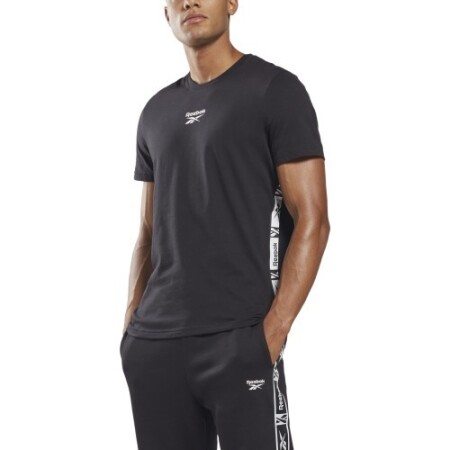 Reebok Men's T-Shirt Ri Tape Tee Black HB5975 - Reebok