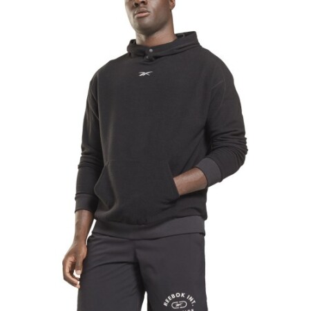 Reebok Men's Wor Fleece Oth Hoodie Black - Reebok