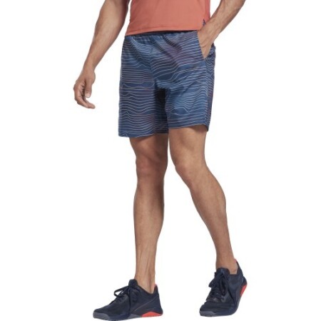 Reebok Shorts Men Ts Speed 2.0 Aop Short Blue H46610 - Reebok