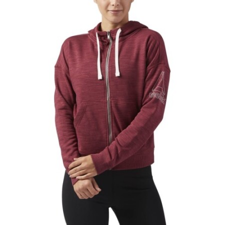 Reebok Sweatshirt El Marble Fullzip Kırmızı - Reebok