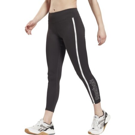 Reebok Women's Leggings Piping Pack Poly Ti Black GS9349 - Reebok