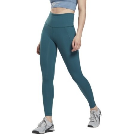Reebok Women's Leggings Ts Lux Highrise Green - Reebok