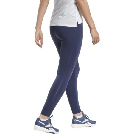 Reebok Women's Leggings Ts Lux Highrise Tig Blue - Reebok