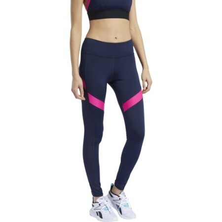 Reebok Women's Tights Wor Mesh Tight Navy - Reebok