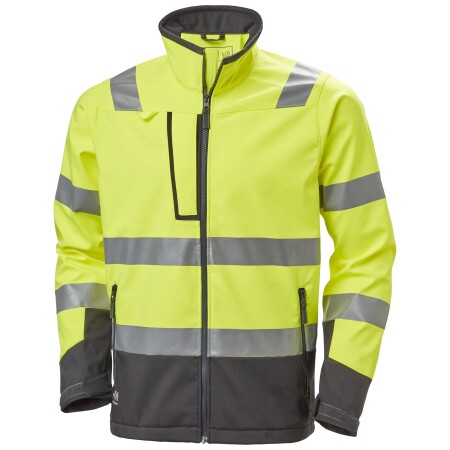 Reflective jacket HELLY HANSEN Alna 2.0 Softshell, yellow - Helly Hansen workwear