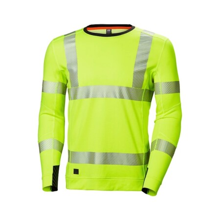 Reflective t-shirt HELLY HANSEN ICU Lifa Active Crewneck, yellow - Helly Hansen workwear