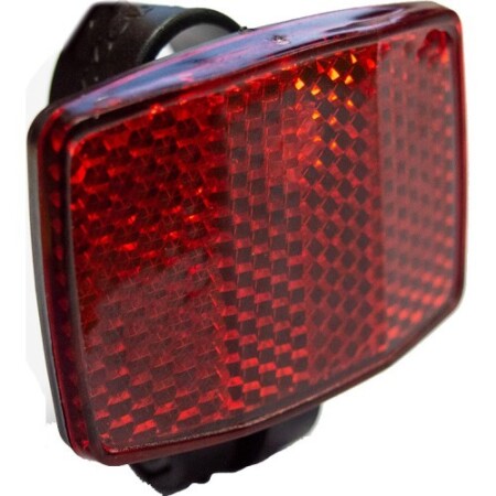 Reflektor 35x55mm, mit Halterung 22,2mm (rot) - Dvirtex
