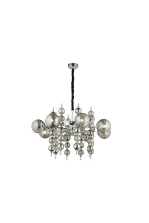 Regina Modern Living Room Chandelier 8 Pieces Chrome 65x90cm ARZ-153-21-08 - LampaLuce