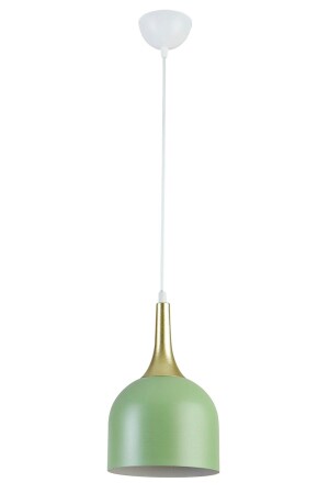Reina Modern Design Living Room - Kitchen - Cafe Green Colored Single Chandelier REINATURKUAZTEKLİ - Modavize