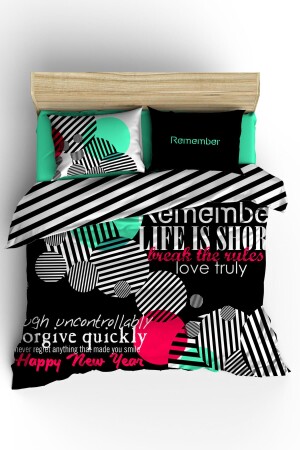 Remember Double Duvet Cover Set HGOQ1306 - Helen George
