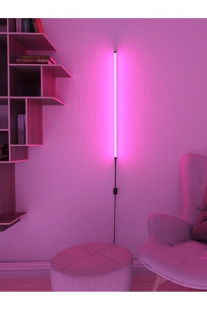 Remote Controlled Corner RGB Led Lampshade Sconce Night Light Controlled cornerwall1 - neeko