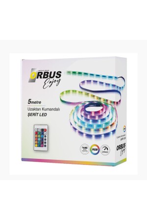 - Remote Controlled LED Strip 5 Meters ORB-RGB STRIPLED - ORBUS