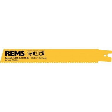 REMS Stahlrohrsägeblätter 200 mm, 5 Stück. - Rems