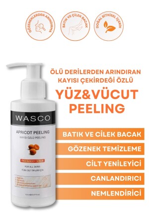 Renewing Peeling with Apricot Seed Extract (Body Peeling After Epilation) - Wasco