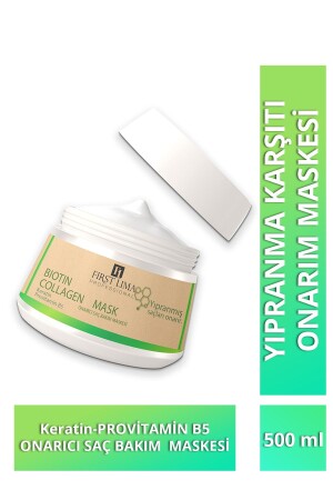 Repairing Biotin & Collagen Hair Mask for Damaged Hair 500 Ml - First Lima Professional