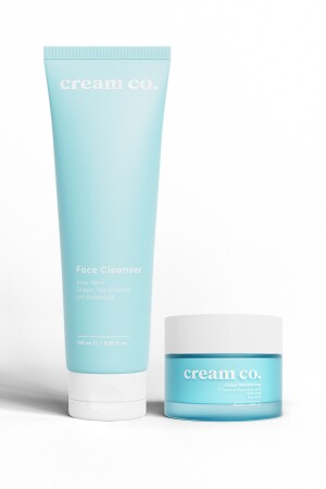 Repairing Soothing Whitening Facial Cleanser Moisturizing Duo - Cream Co.