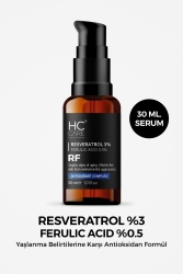 Resveratrol 3 %, Ferulasäure 0 %. 5 Serum - 30 ml. 80197 - HC Care