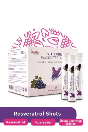 Resveratrol Shot Orman Meyveleri Aromalı 20x25 ml 230223 - Vitisfera
