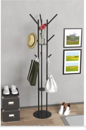 RETODESİGN 9-HANGER METAL CLOTHING HANGER- COAT RACK HANGER- ENTERTAINMENT FOOT HANGER 5111 - Retodesign