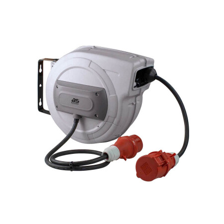 Retractable extension cord AS-SCHWABE 400V, 16A 15m - AS-Schwabe