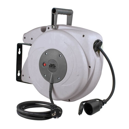 Retractable extension cord AS-SCHWABE EasyToGo 18m - AS-Schwabe