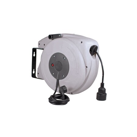 Retractable extension cord AS-SCHWABE H05VV-F 3G1,5 15m - AS-Schwabe