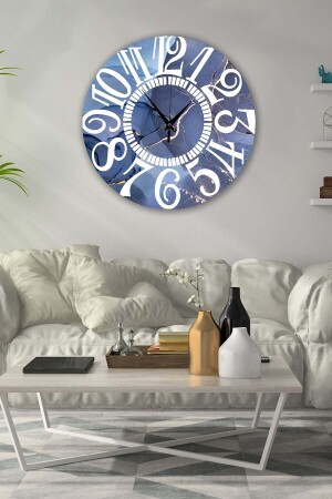 Retro Design Wall Clock 35x35 Cm BLGSAAT00594 - Bilge Lazer