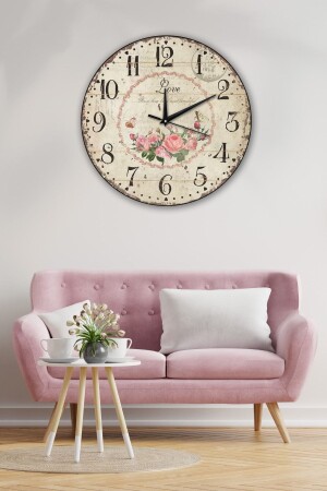 Retro Design Wall Clock 35x35cm MBOLDSLFX35-0409 - modabilge