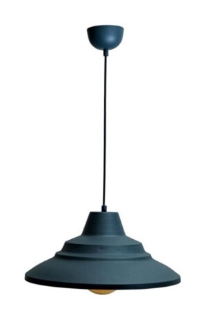Retro Metal Decorative Rustic Anthracite Single Pendant Lamp Chandelier Diameter 45 Cm 1464476258391 - Rsylight